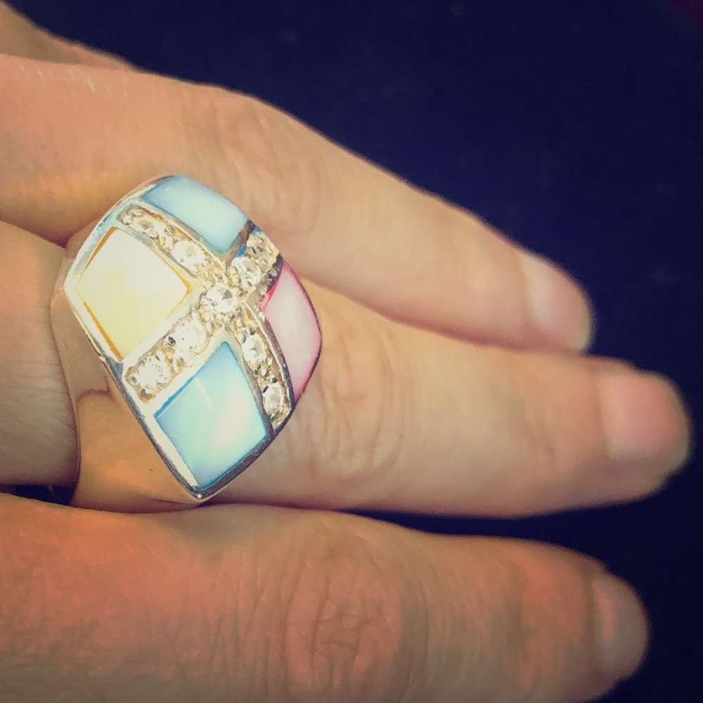 925 solid silver ring - Picture 1 of 1
